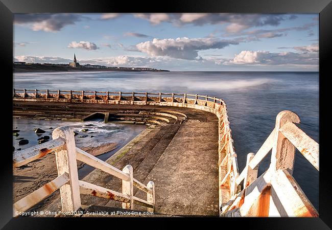Stairway to Tynemouth Framed Print by Chris Frost