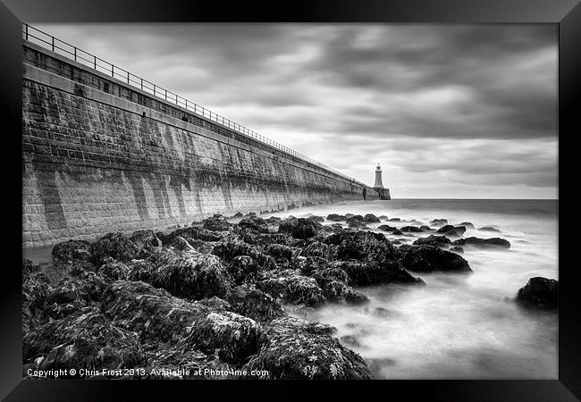The Pier at Tynemouth Framed Print by Chris Frost