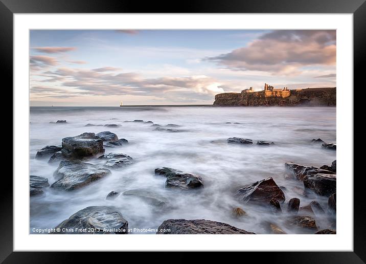 The Priory at Tynemouth Framed Mounted Print by Chris Frost