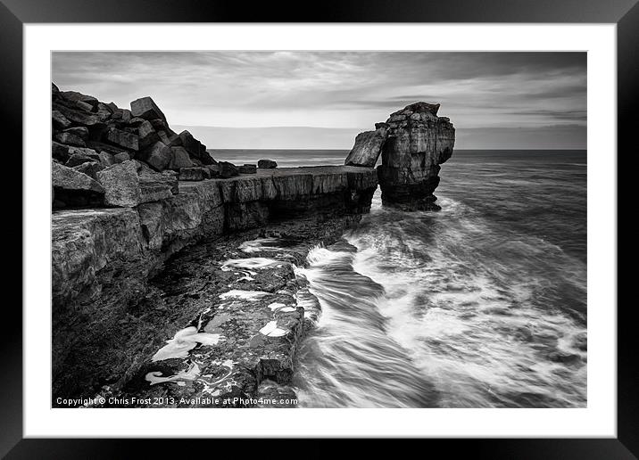Pulpit Rock Swell Framed Mounted Print by Chris Frost