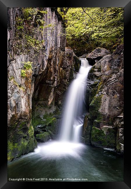 Upper Pecca Falls Framed Print by Chris Frost