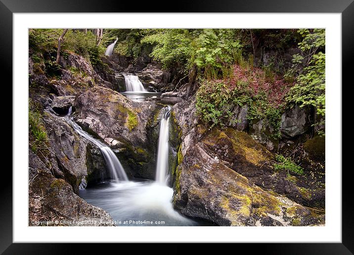 Pecca Falls Framed Mounted Print by Chris Frost