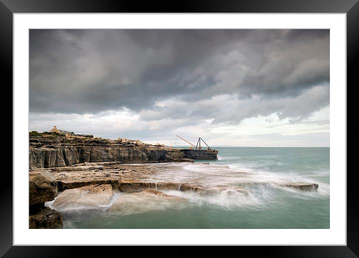 Storms at Portland Bill Framed Mounted Print by Chris Frost