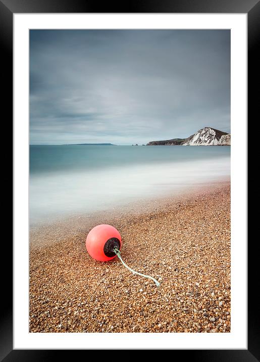 Worbarrow Bay Buoy Framed Mounted Print by Chris Frost