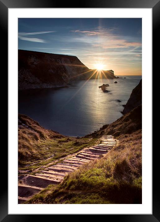 First Light at Man oWar Bay Framed Mounted Print by Chris Frost