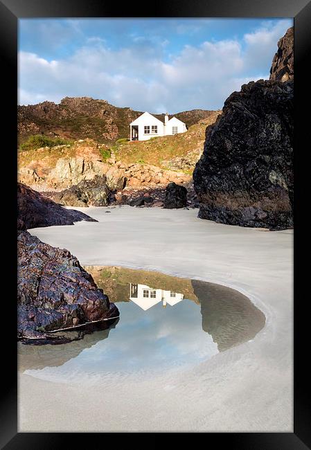 Kynance Cottages Framed Print by Chris Frost