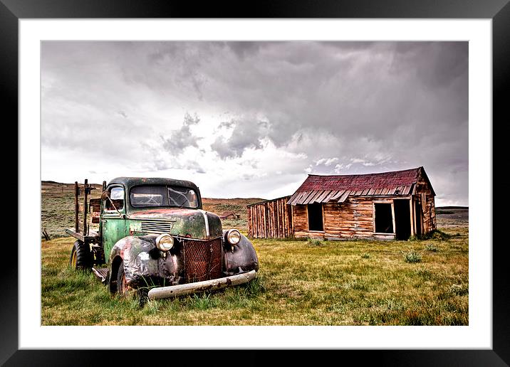 1939 Ford Truck @ Bodie, CA Framed Mounted Print by Chris Frost