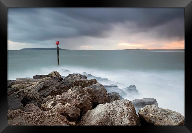 Ringstead Bay Framed Print by Chris Frost