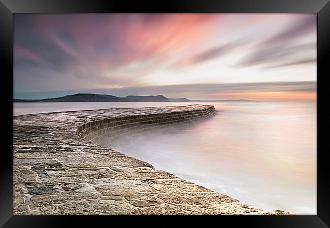 Dawn at the Cobb Framed Print by Chris Frost