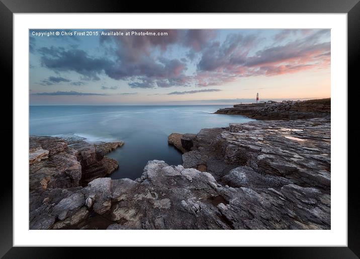  Rocky Portland Bill Framed Mounted Print by Chris Frost