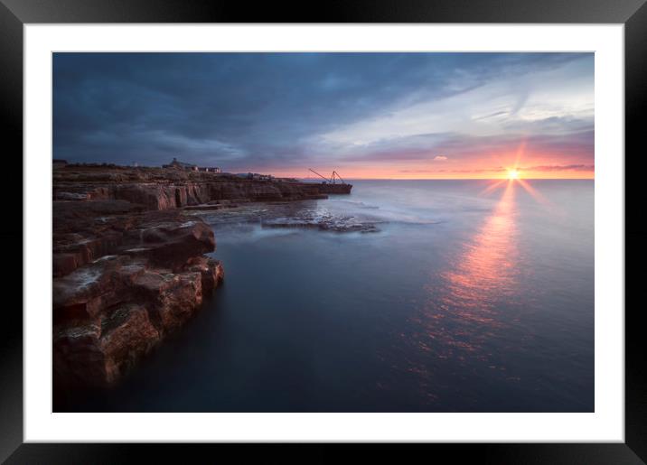 Portland Bill Framed Mounted Print by Chris Frost