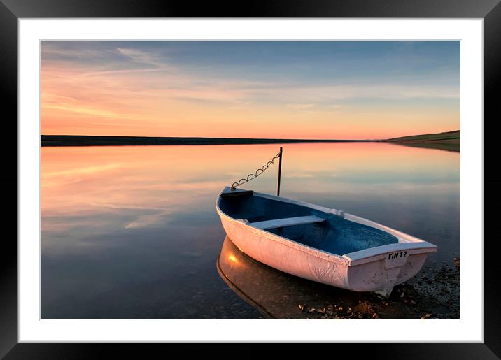 Moored at Fleet Lagoon Framed Mounted Print by Chris Frost