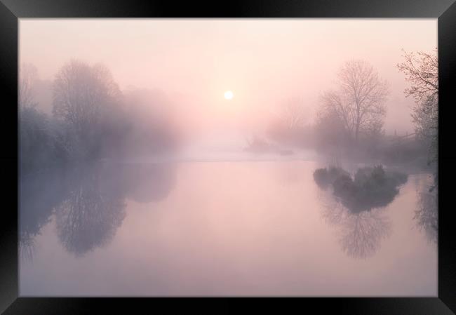 Shrouded in Mist Framed Print by Chris Frost