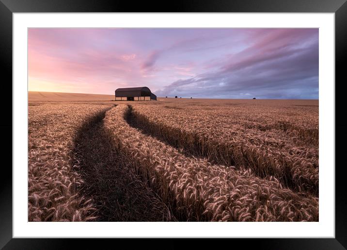 The Barn Framed Mounted Print by Chris Frost
