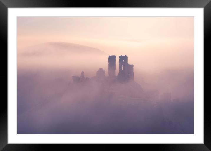 Corfe Dawn Framed Mounted Print by Chris Frost