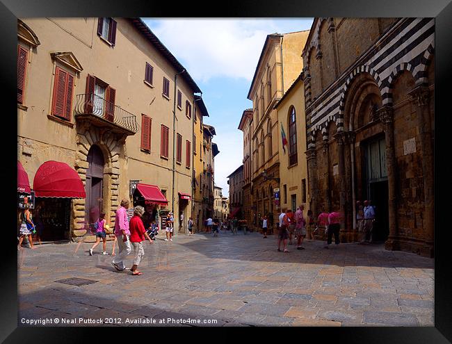 Volterra Framed Print by Neal P