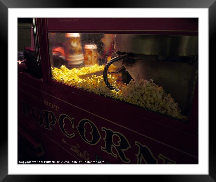 Popcorn Framed Mounted Print by Neal P