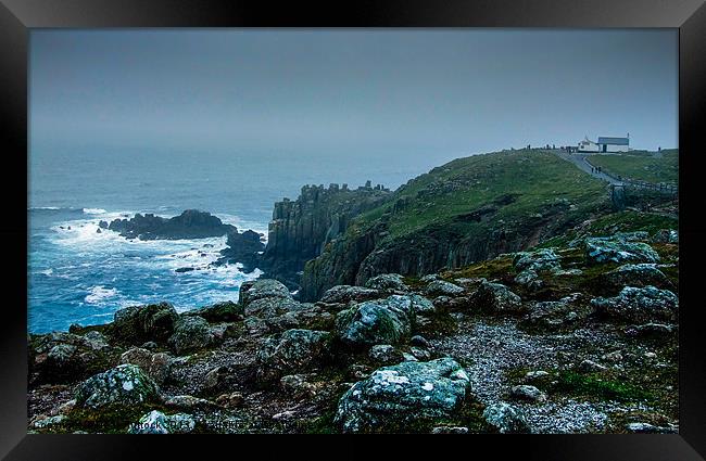 Lands End Framed Print by Neal P