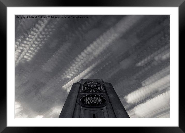 Clouds Over Oxo Framed Mounted Print by Neal P