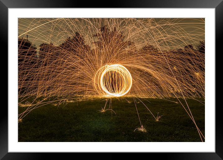 Lighting up the Darkness Framed Mounted Print by Neal P