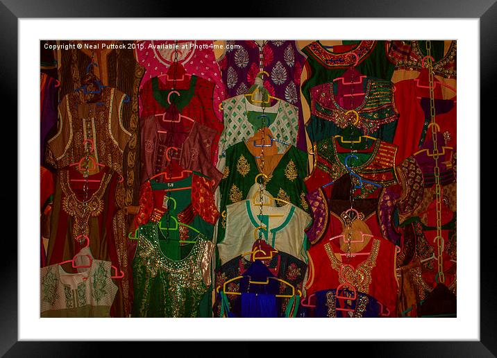  Clothes of Many Colours Framed Mounted Print by Neal P