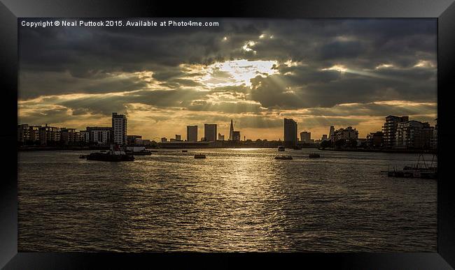 Shards of Light Framed Print by Neal P