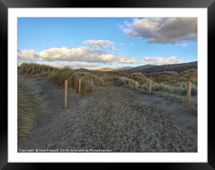 Dunes Framed Mounted Print by Neal P