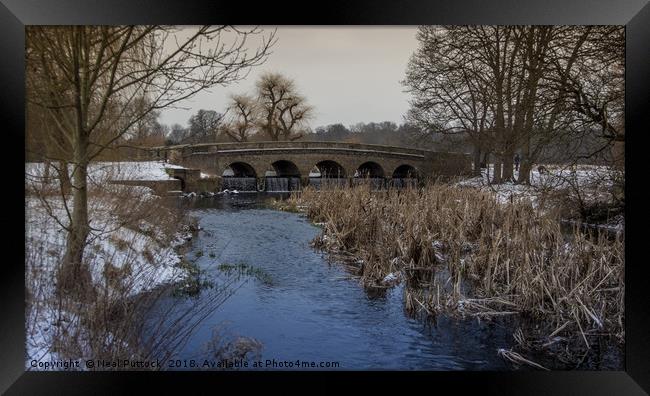 Snow at Five Arches Framed Print by Neal P