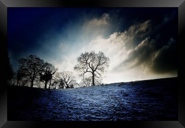 Dramatic frost Framed Print by Rachael Hood
