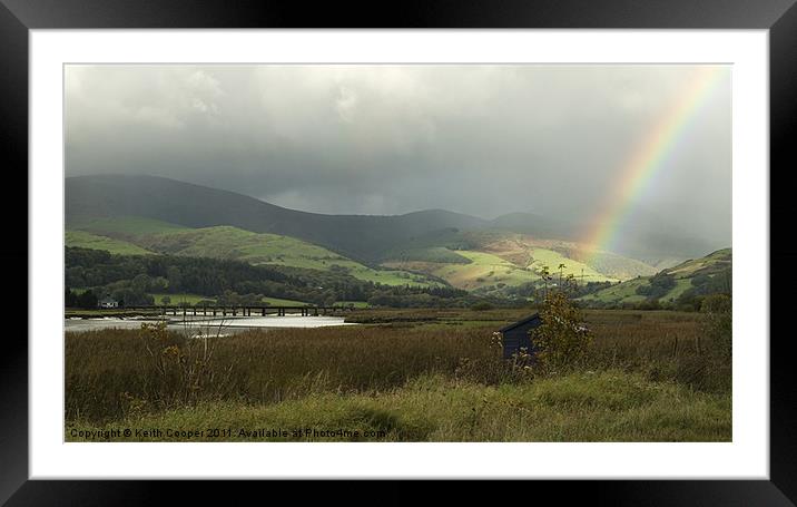 Dyfi Junction North Wales Framed Mounted Print by Keith Cooper