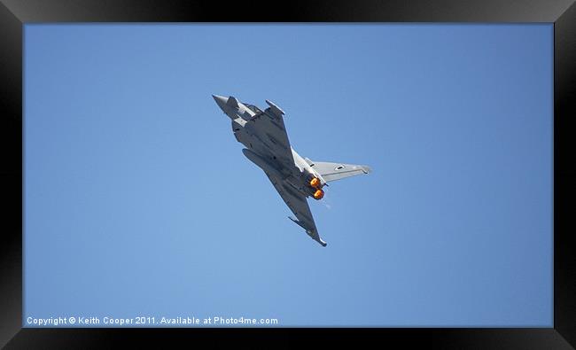 Eurofighter Framed Print by Keith Cooper