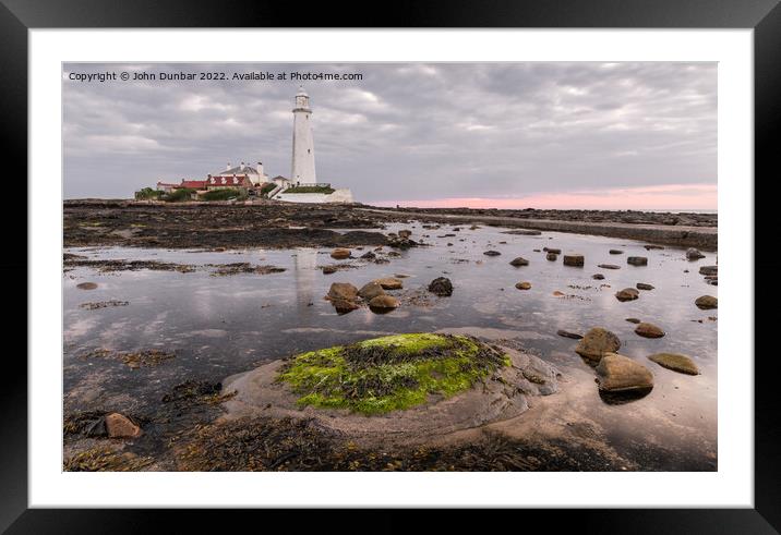 Rock Pools Framed Mounted Print by John Dunbar