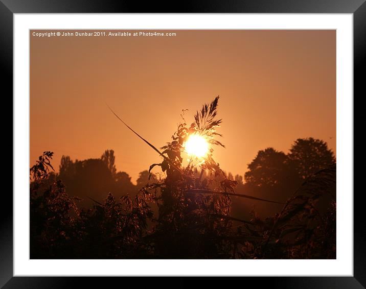 Summer Morning Light Framed Mounted Print by John Dunbar