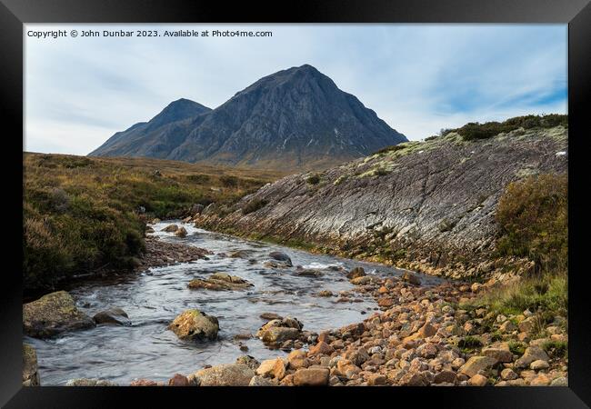 Buachaille Etive Mor Framed Print by John Dunbar