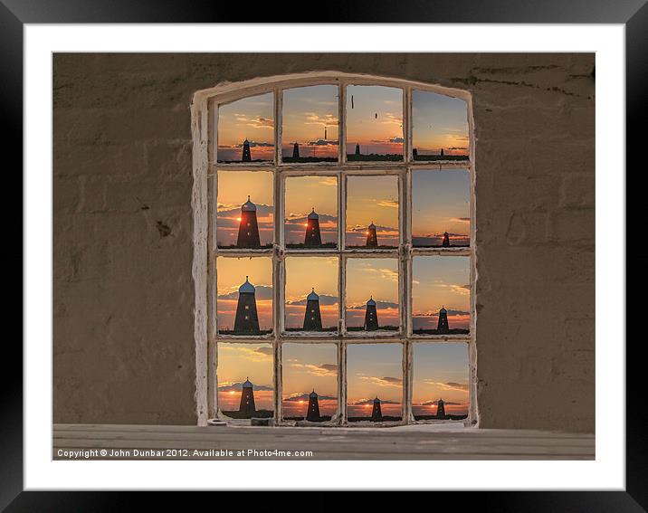 Maws Mill Sunset Framed Mounted Print by John Dunbar