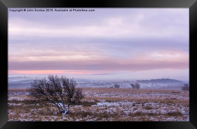  Winter Dawn  Framed Print by John Dunbar