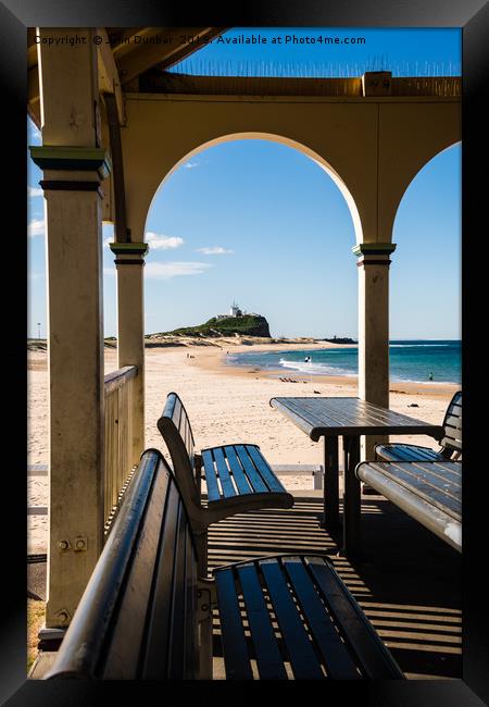 Nobby's Beach Framed Print by John Dunbar