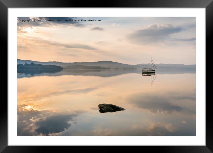 Little Teal  Framed Mounted Print by John Dunbar