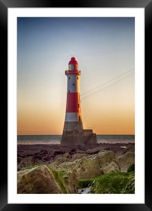 Beachy Head Lighthouse Eastbourne Framed Mounted Print by Phil Clements