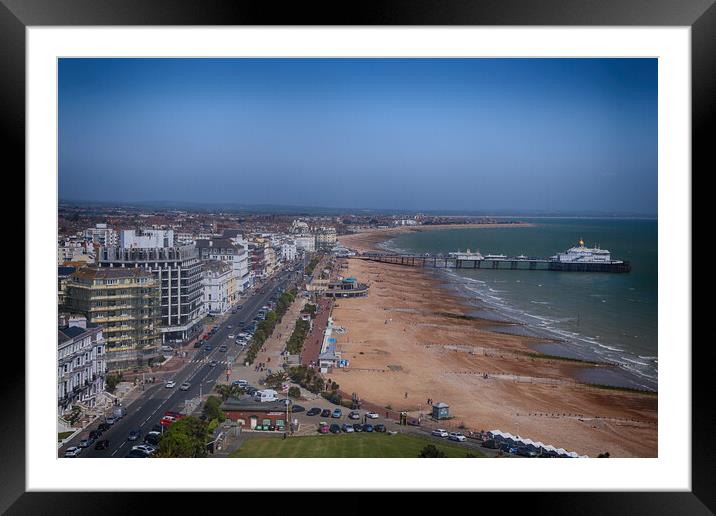 Eastbourne Seafront Framed Mounted Print by Phil Clements