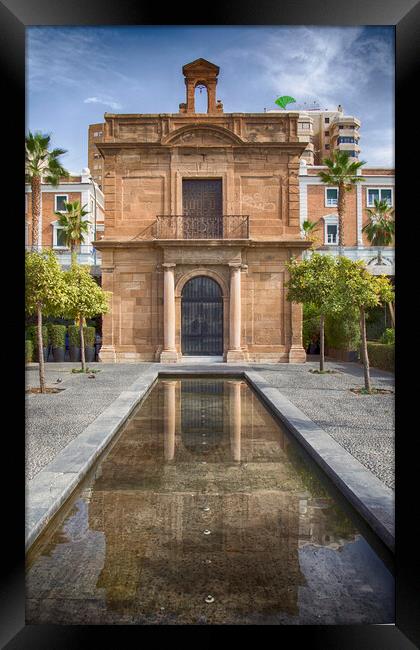 Chapel of the Port of Malaga  Framed Print by Phil Clements