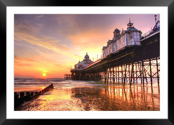Eastbourne Sunrise Framed Mounted Print by Phil Clements