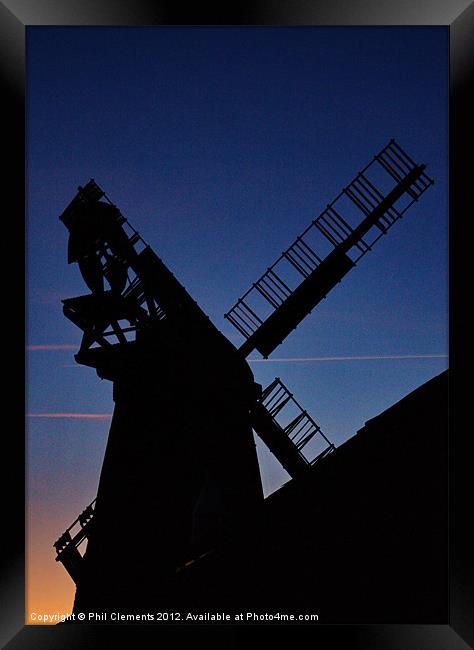 Polegate Windmill Framed Print by Phil Clements
