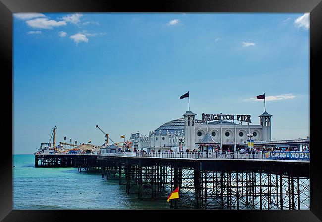 Brighton 'Palace' Pier Framed Print by Phil Clements