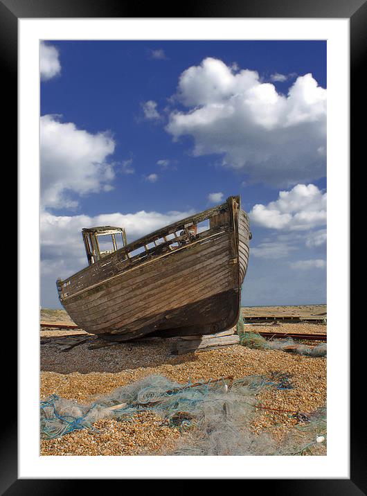 Dungeness Fishing Boat Framed Mounted Print by Phil Clements