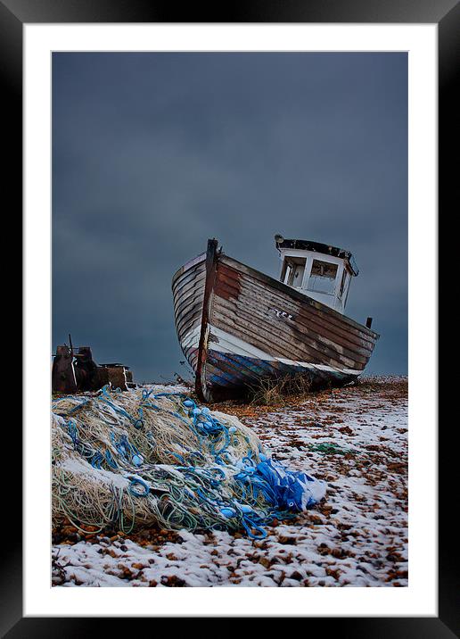 Beached Framed Mounted Print by Phil Clements