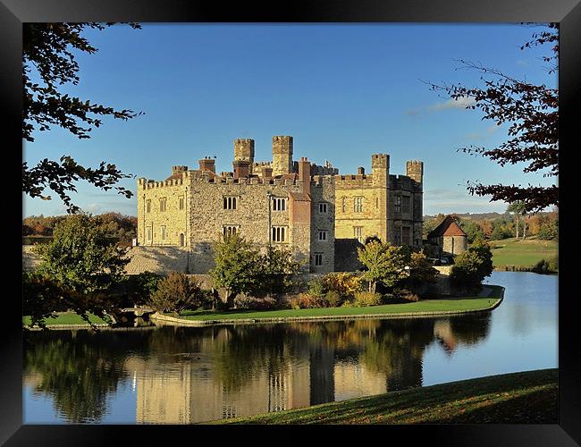 Leeds Castle Framed Print by Phil Clements