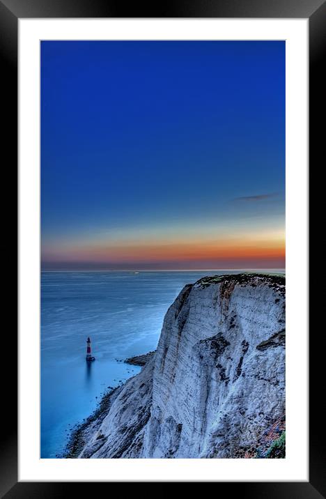 Beachy Head Blues Framed Mounted Print by Phil Clements