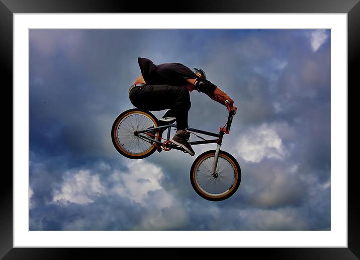 Riding High Framed Mounted Print by Phil Clements
