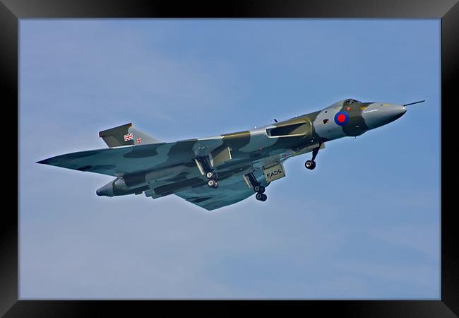 XH558 Avro Vulcan Framed Print by Phil Clements
